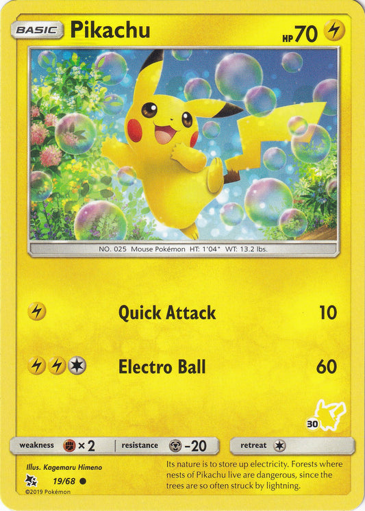 Pikachu - 19/68 (#30 Pikachu Stamped)