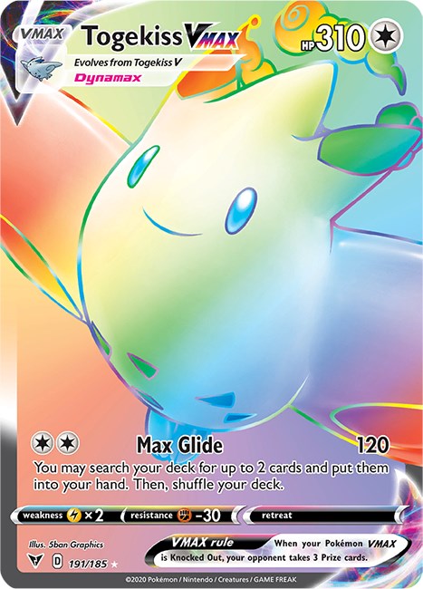 Togekiss VMAX (Secret) [SWSH04 - 191/185]