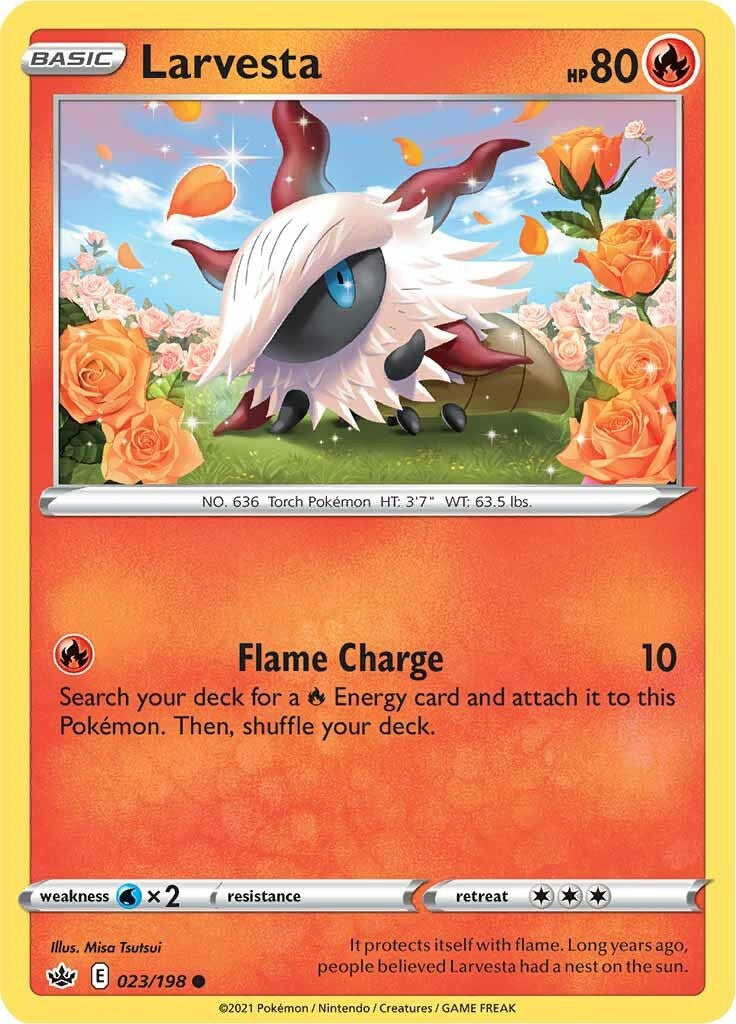 Larvesta [SWSH06 - 023/198]