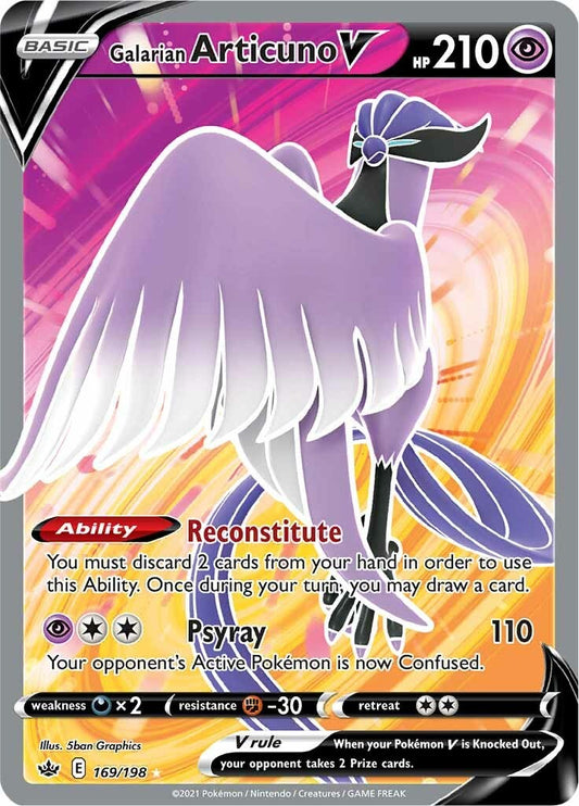 Galarian Articuno V (Full Art) [SWSH06 - 169/198]