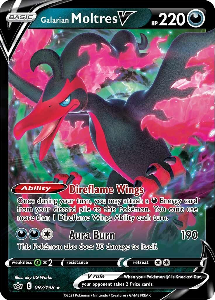 Galarian Moltres V [SWSH06 - 097/198]