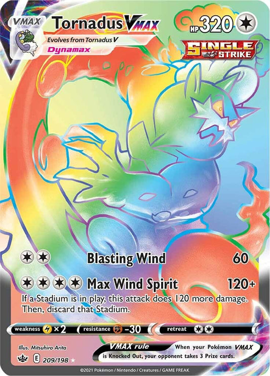 Tornadus VMAX (Secret) [SWSH06 - 209/198]