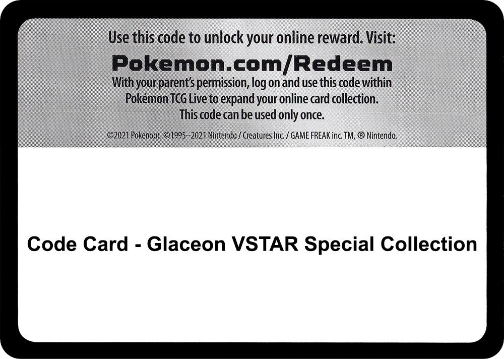 Code Card - Glaceon VSTAR Special Collection [SWSH09]