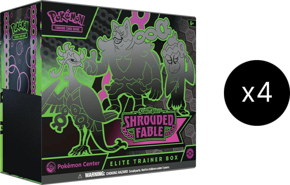 Shrouded Fable Pokemon Center Elite Trainer Box (Exclusive) Case [SFA - 000]