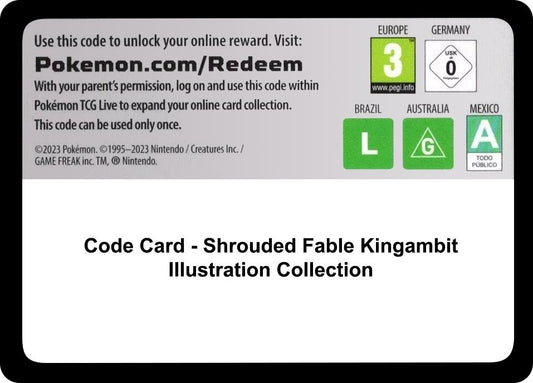 Code Card - Shrouded Fable Kingambit Illustration Collection [SFA]