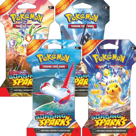 Surging Sparks Sleeved Booster Pack Bundle [Set of 4] [SSP - 000]