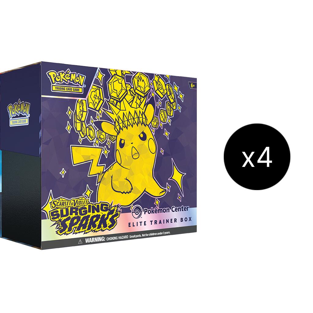 Surging Sparks Pokemon Center Elite Trainer Box (Exclusive) Case [SSP - 000]