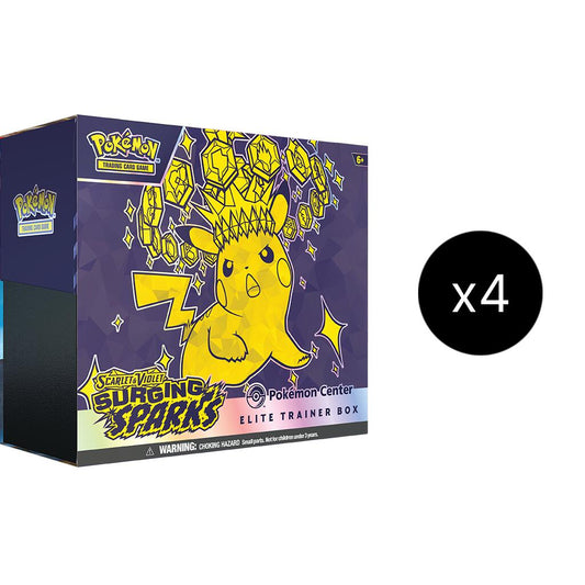 Surging Sparks Pokemon Center Elite Trainer Box (Exclusive) Case [SSP - 000]