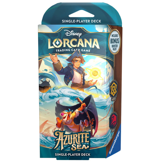 Disney Lorcana: Azurite Sea Starter Deck (Amber & Ruby) [6 - 000]