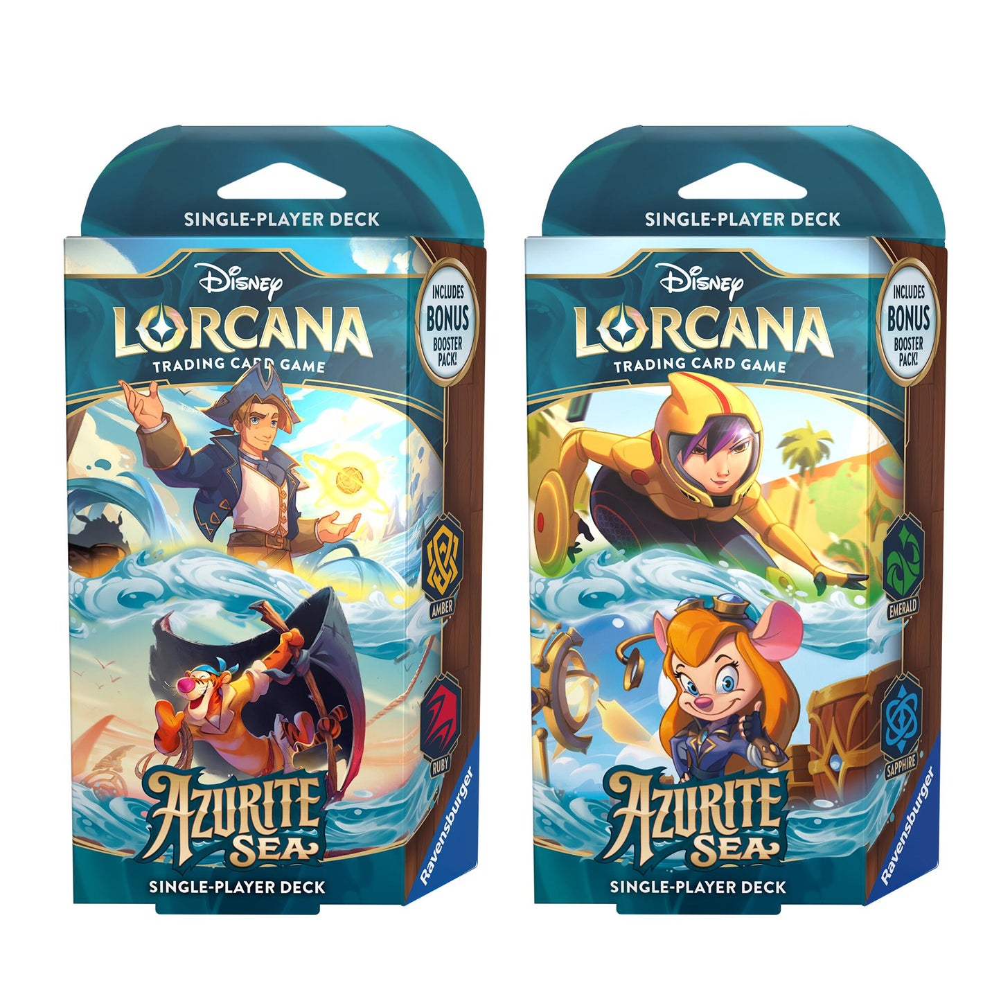 Disney Lorcana: Azurite Sea Starter Deck [Set of 2] [6 - 000]
