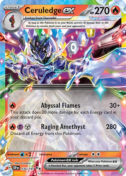 Ceruledge ex [SSP - 036/191]