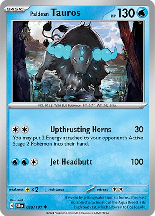 Paldean Tauros - 039/191 [SSP - 039/191]