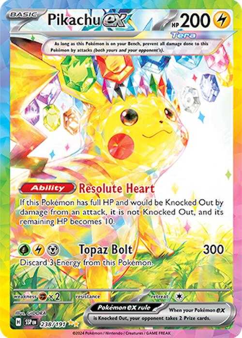 Pikachu ex - 238/191 [SSP - 238/191]