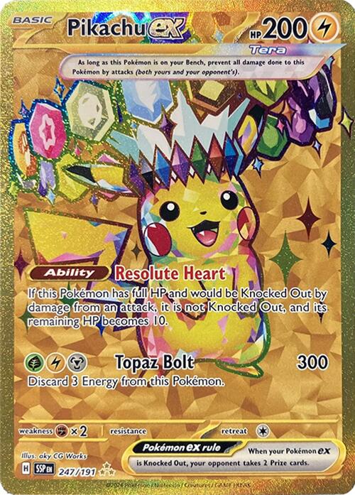 Pikachu ex - 247/191 [SSP - 247/191]