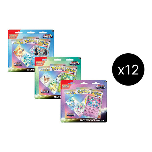 Prismatic Evolutions Tech Sticker Collection Case [PRE - 000]