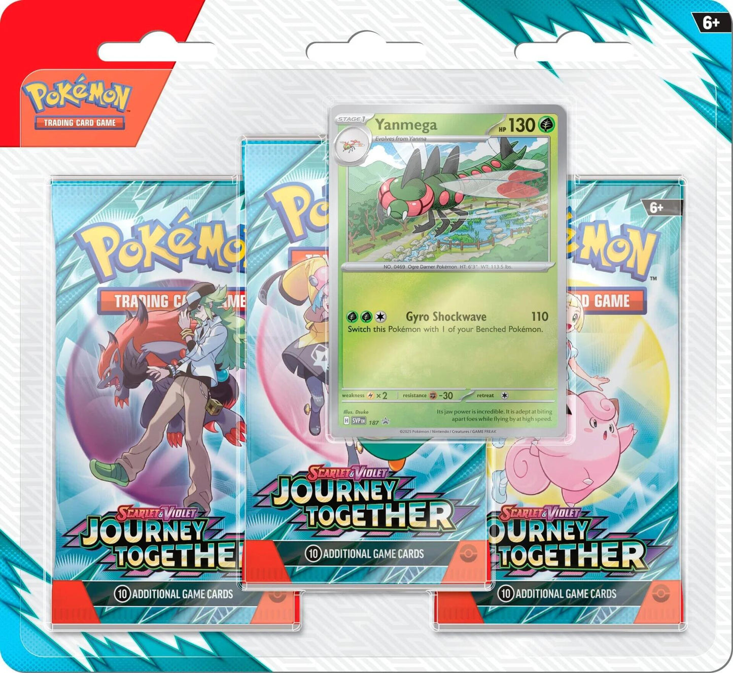 Journey Together 3 Pack Blister [Yanmega] [JTG - 000]