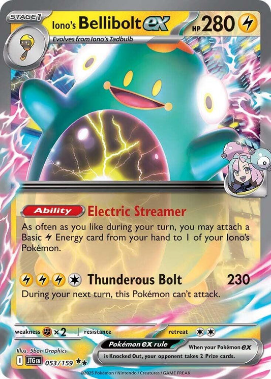 Iono's Bellibolt ex - 053/159 [JTG - 053/159]