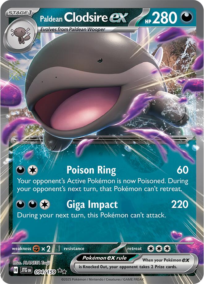 Paldean Clodsire ex [JTG - 094/159]