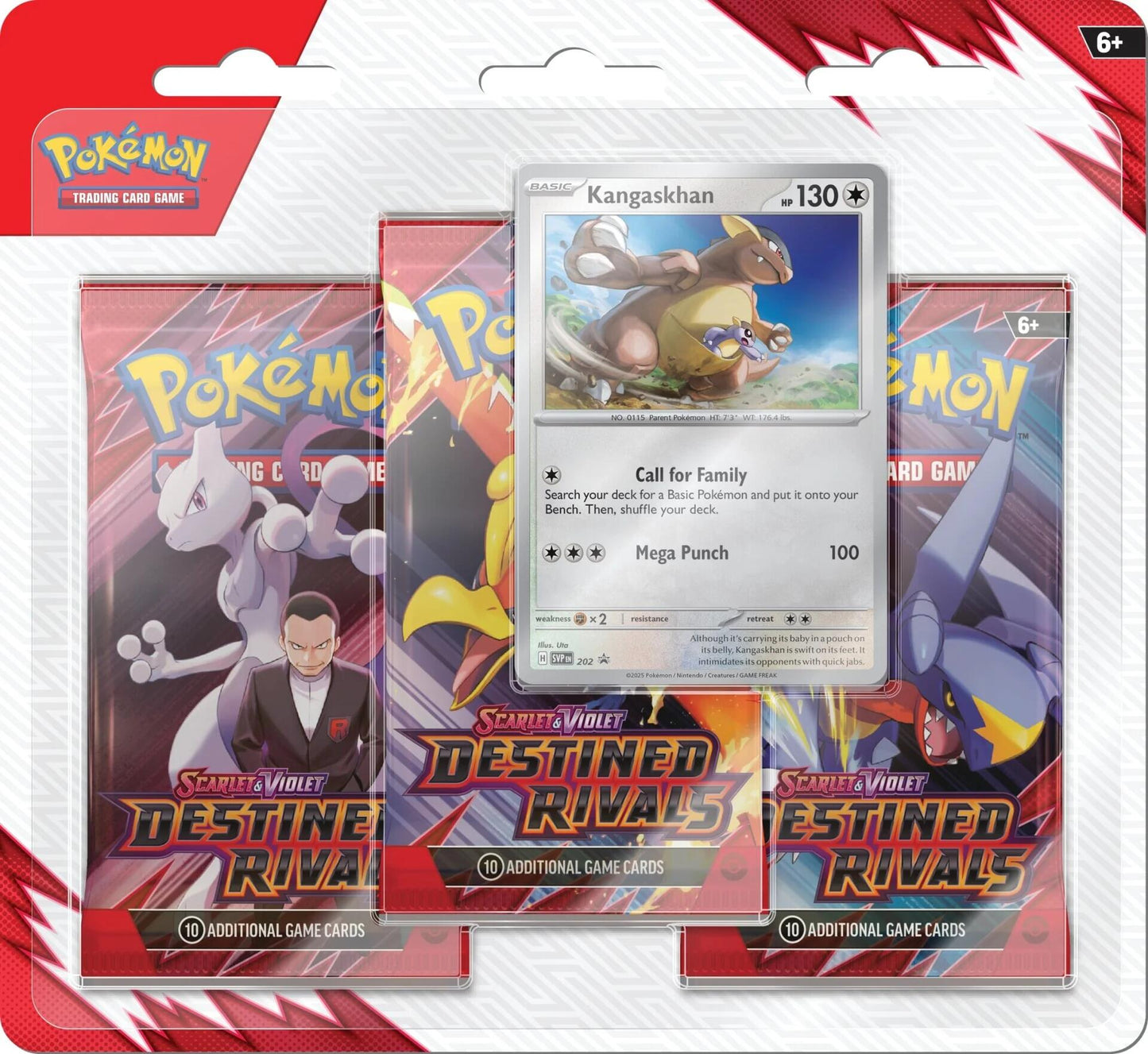 Destined Rivals 3 Pack Blister [Kangaskhan] [DRI - 000]