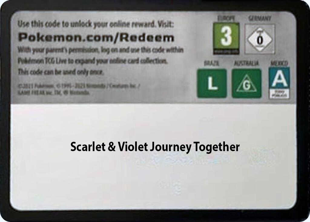 Code Card - Journey Together Booster Pack [JTG]