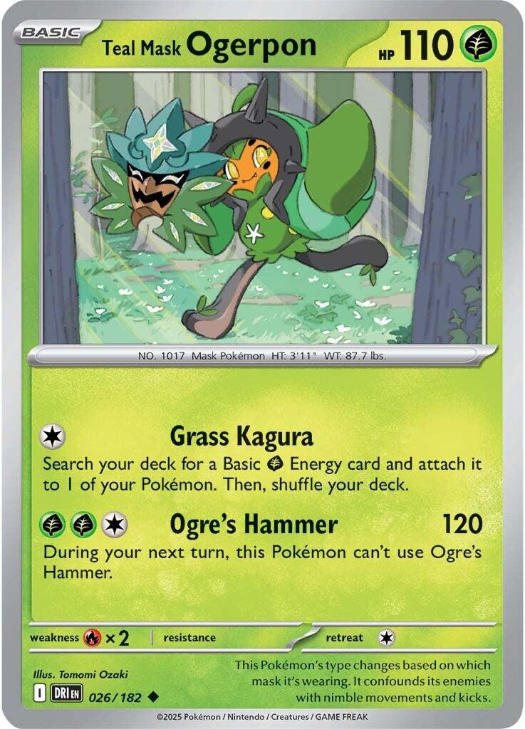 Teal Mask Ogerpon [DRI - 026/182]