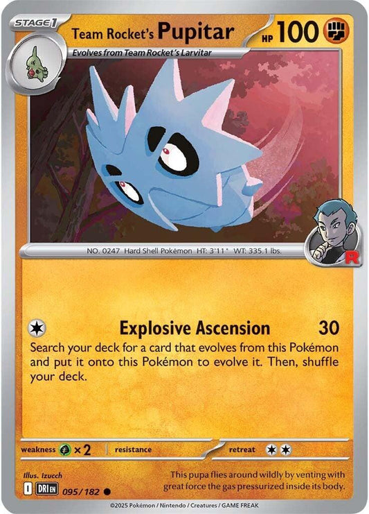 Team Rocket's Pupitar [DRI - 095/182]