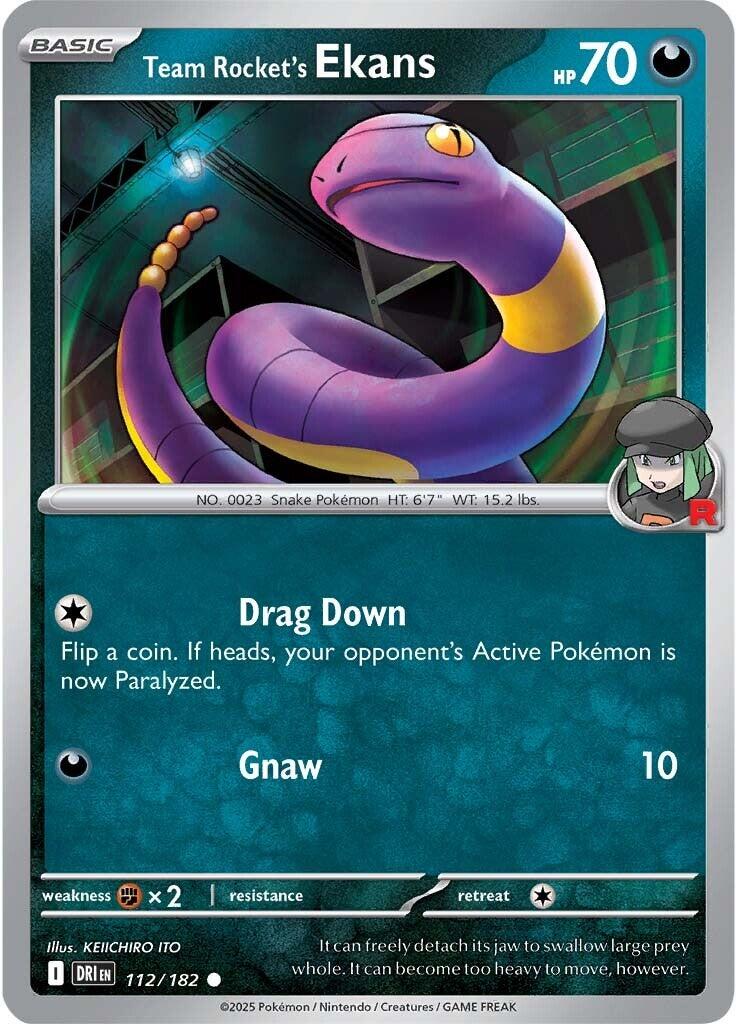 Team Rocket's Ekans [DRI - 112/182]