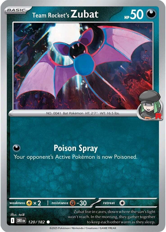 Team Rocket's Zubat [DRI - 120/182]