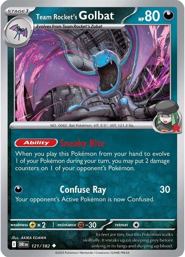 Team Rocket's Golbat [DRI - 121/182]