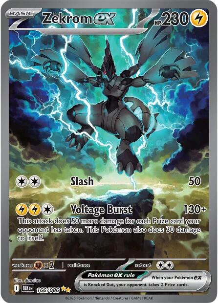 Zekrom ex - 166/086 [BLK - 166/086]