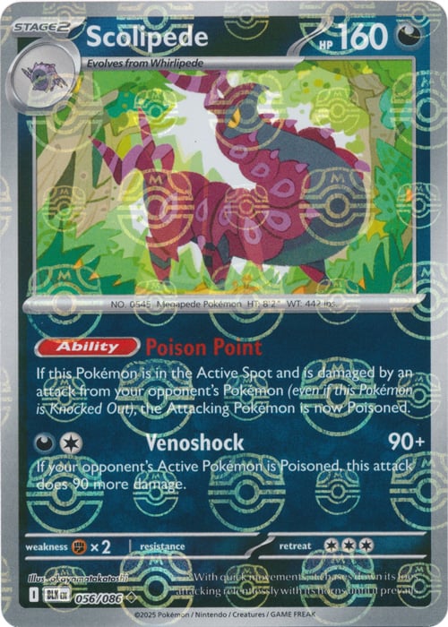 Scolipede (Master Ball Pattern) [BLK - 056/086]