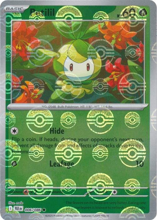 Petilil (Poke Ball Pattern) [BLK - 006/086]