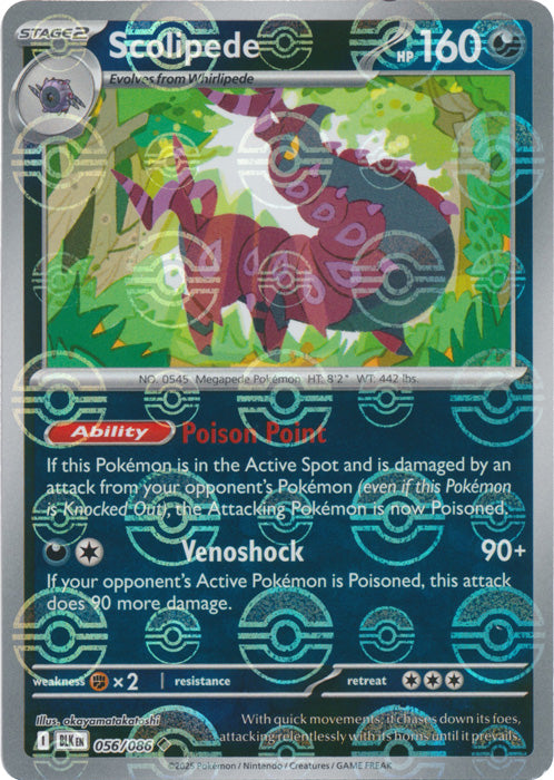 Scolipede (Poke Ball Pattern) [BLK - 056/086]