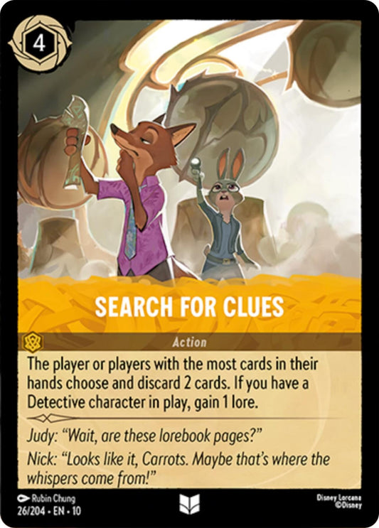 Search For Clues [10 - 26/204]