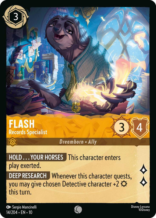 Flash - Records Specialist [10 - 14/204]