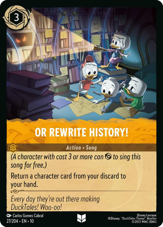 Or Rewrite History! [10 - 27/204]