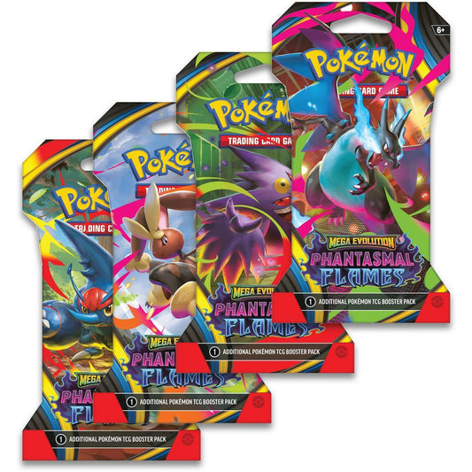 Phantasmal Flames Sleeved Booster Pack Art Bundle [Set of 4] [PFL]