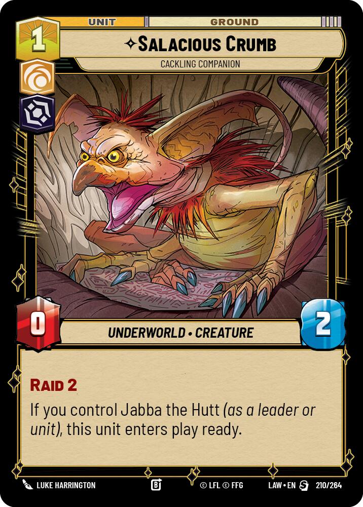 Salacious Crumb - Cackling Companion [LAW - 210/264]