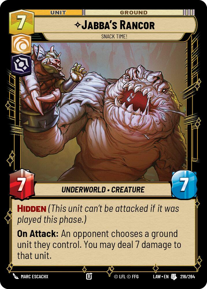 Jabba's Rancor - Snack Time! [LAW - 216/264]