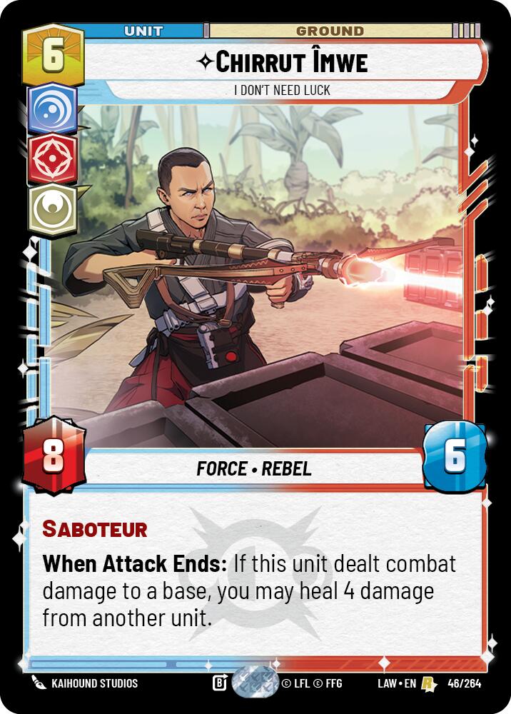 Chirrut Îmwe - I Don't Need Luck [LAW - 46/264]