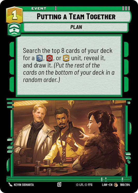 Putting a Team Together [LAW - 166/264]