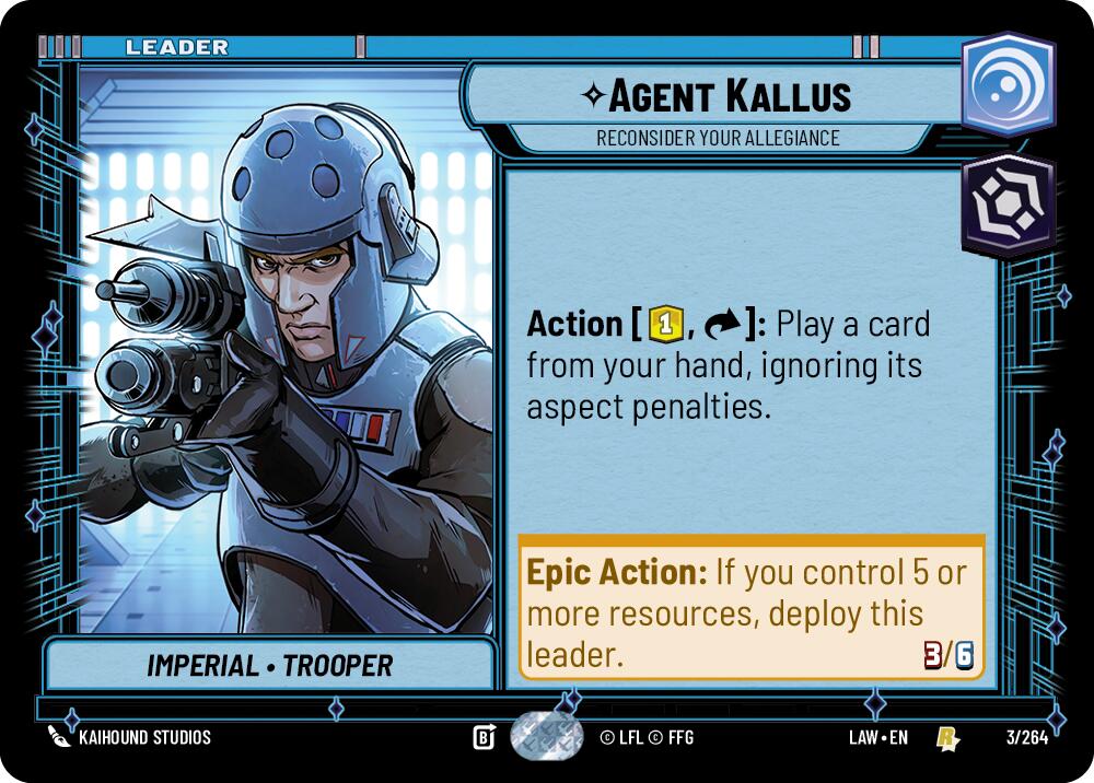 Agent Kallus - Reconsider Your Allegiance [LAW - 3/264]