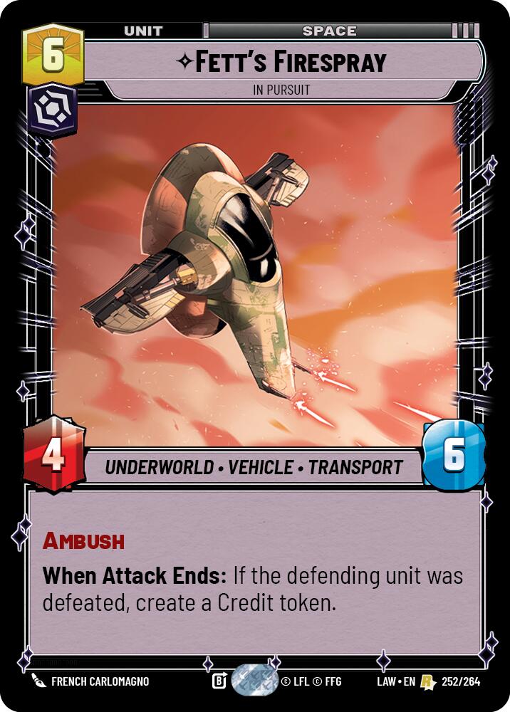 Fett's Firespray - In Pursuit [LAW - 252/264]