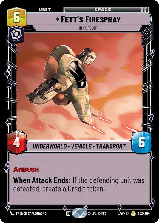 Fett's Firespray - In Pursuit [LAW - 252/264]