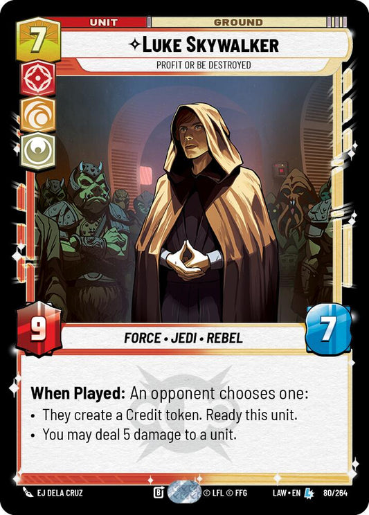 Luke Skywalker - Profit or Be Destroyed [LAW - 80/264]