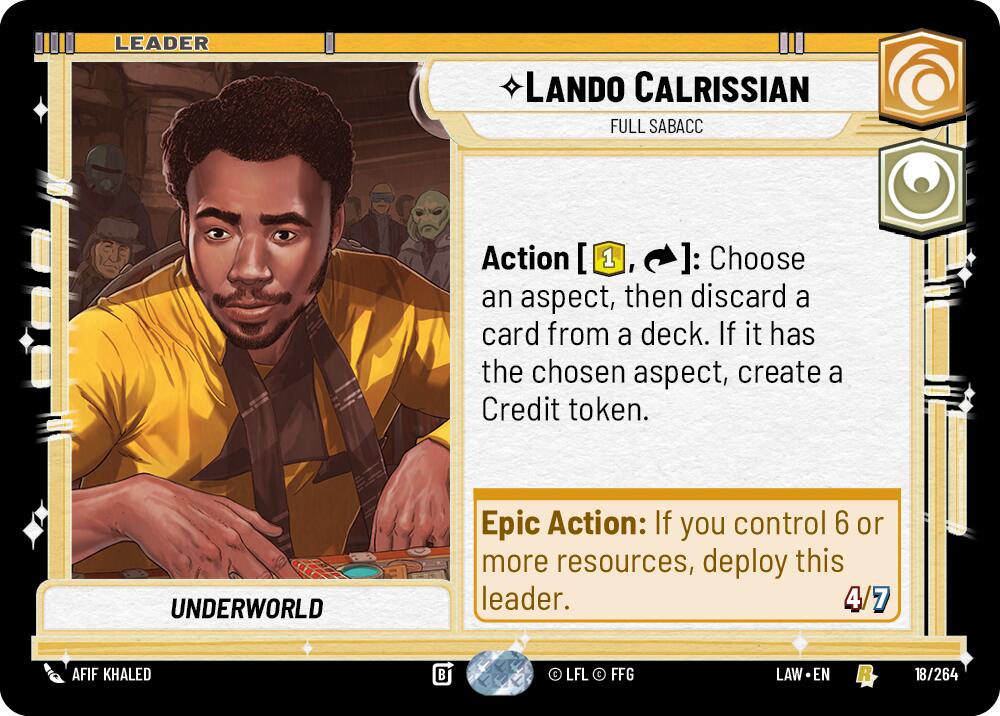 Lando Calrissian - Full Sabacc [LAW - 18/264]