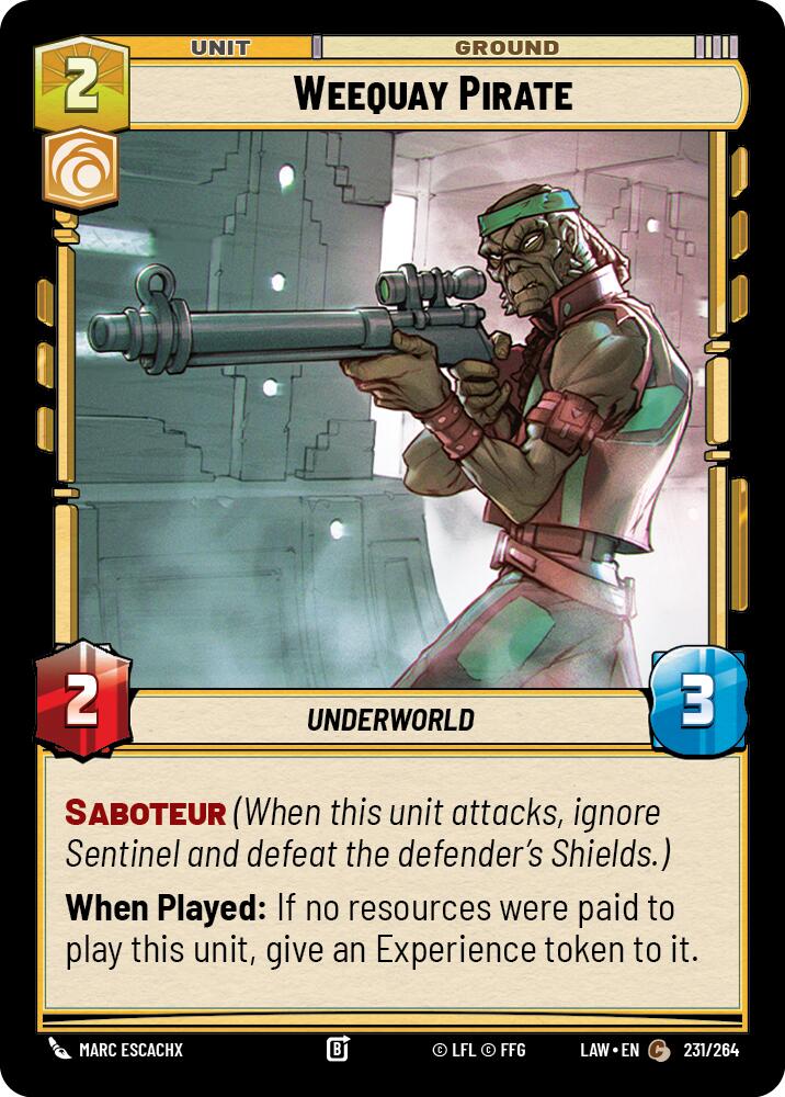 Weequay Pirate [LAW - 231/264]