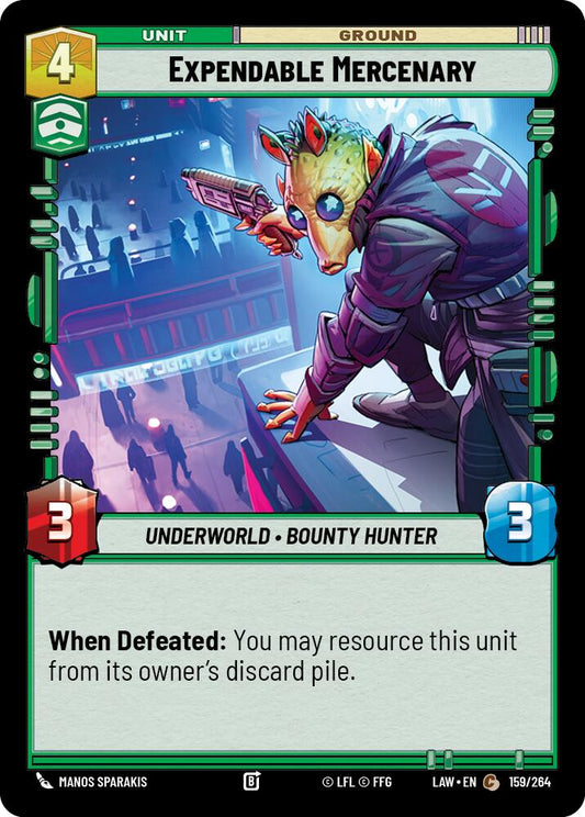 Expendable Mercenary [LAW - 159/264]