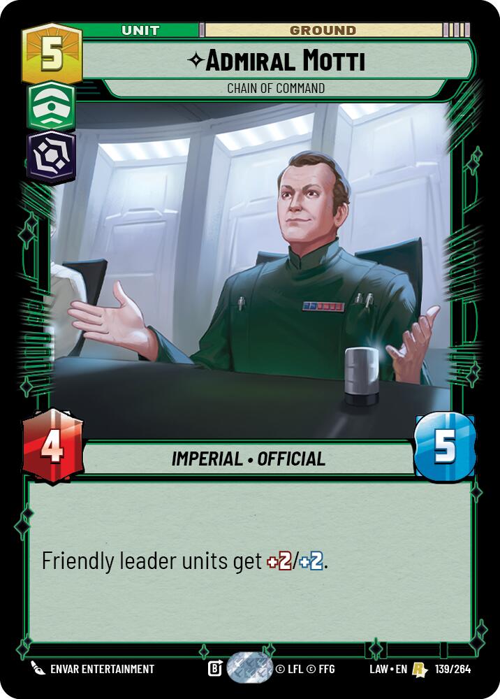 Admiral Motti - Chain of Command [LAW - 139/264]