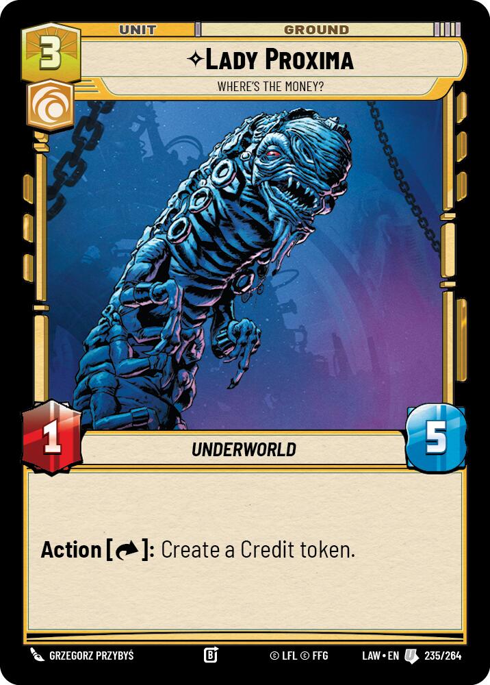 Lady Proxima - Where's the Money? [LAW - 235/264]